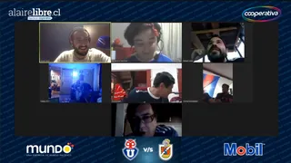 El desahogo azul de la Hinchada Cooperativa tras uno de los goles de Joaquín Larrivey