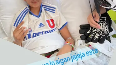Johnny Herrera tras visitar a arquero sub 12 de la U: Creo que Aníbal saldrá adelante