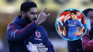 Herrera le presta ropa a Gonzalo Montes con potente recado a la hinchada de U de Chile