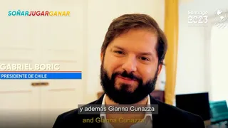 Presidente Boric: Estamos comprometidos con Santiago 2023, esperamos una fiesta para toda América