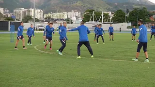 ¡Con el ánimo a tope! Así fue el último entrenamiento de la Roja con miras al vital choque con Brasil