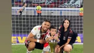 La celebración familiar de Paulo Díaz tras la conquista de River del Trofeo de Campeones