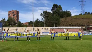 Aguilas Doradas jugó con solo siete futbolistas y el partido fue suspendido por lesión de uno de ellos