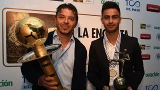 Gonzalo Martínez y Marcelo Gallardo recibieron los galardones por ser los “Reyes de América”
