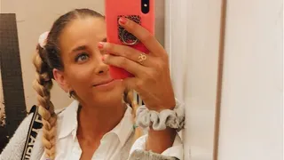 Isidora Jiménez se disfrazó de Britney Spears para Halloween