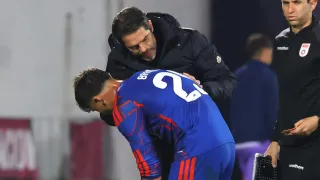Lucas Barrera preocupa a la U: revelan cuánto tiempo le queda para volver