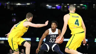 La caída de Estados Unidos ante Australia en el Marvel Stadium en Melbourne