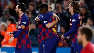 “Pesos pesados” de FC Barcelona se encararon al final de un entrenamiento