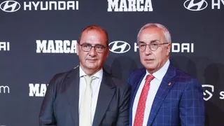 Manuel Pellegrini participó de la Gala de los Premios Diario Marca