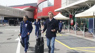 Gareca, Isla y Suazo llegaron a Italia para el amistoso de La Roja ante Albania