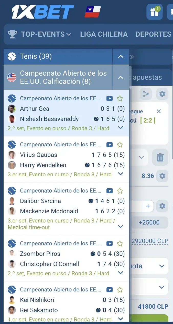 surebets chile eventos deportivos