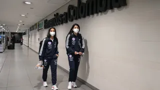La Roja femenina arribó a Bogotá para sus amistosos ante Colombia