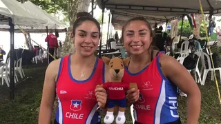 Paula Gómez y Bárbara Jara expresaron su emoción por ganar el primer oro para Chile en los Panamericanos Junior