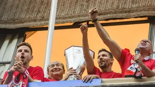 Sevilla festejó el título de Europa League junto a una multitud