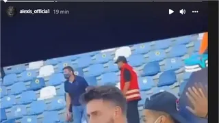 Alexis Sánchez celebró el gol que aseguró la permanencia de Universidad de Chile