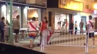 Hincha de River Plate agredió a una mujer luego del Superclásico argentino