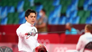 Esteban Bustos tuvo una buena presentación en el primer día del pentatlón moderno en Tokio