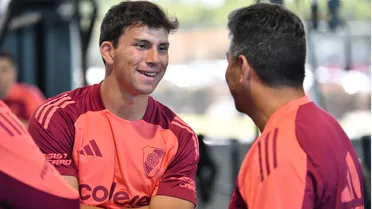 Gonzalo Tapia ya trabaja bajo las órdenes de Marcelo Gallardo en River Plate